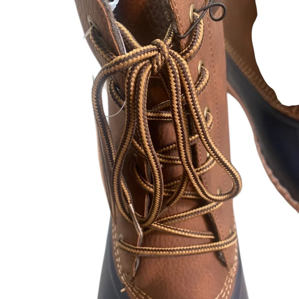 JBU Maine Waterproof Duck Boot Blue/Brown Men’s size 13